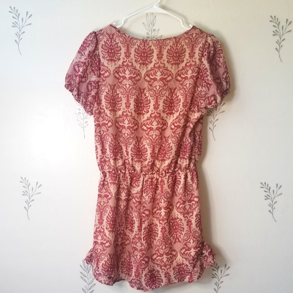 Ezra Damask Print Romper - Picture 3 of 3